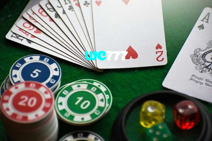 WC777 casino presented on mobile device in Pakistan with slots and live games